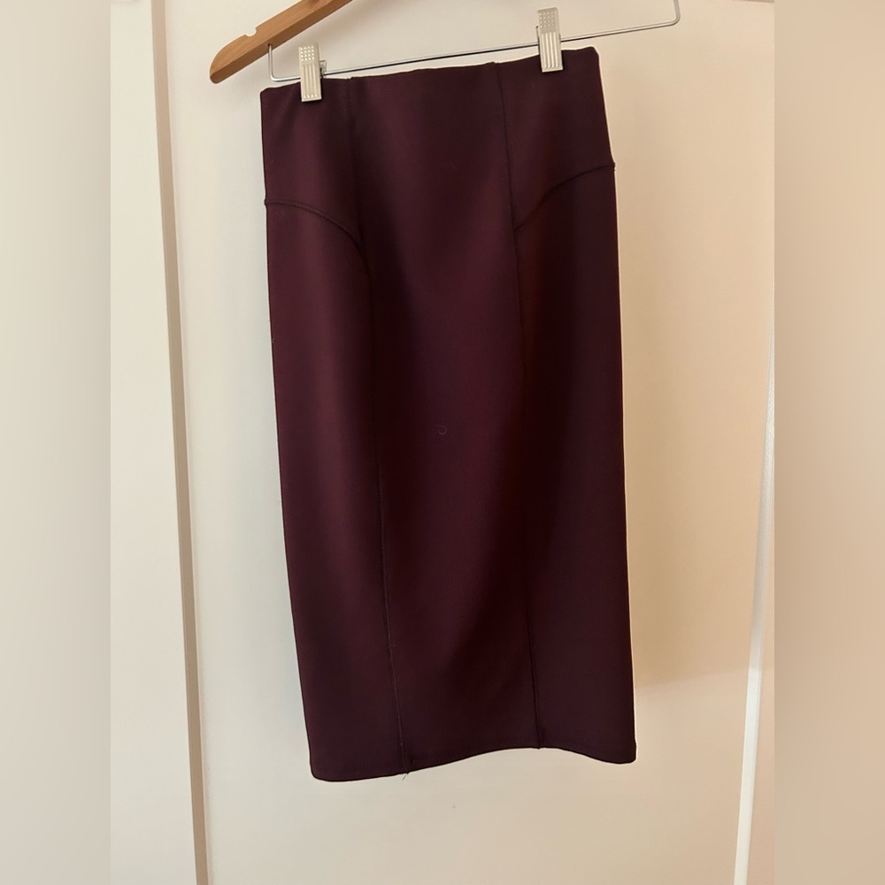 Zara plum pencil skirt